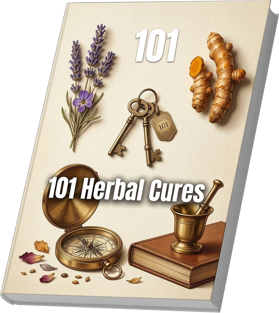 Bonus 2 – 101 Herbal Cures natural home remedies guide for blood pressure, cholesterol, joint pain, and energy in HoneyPezil bundle